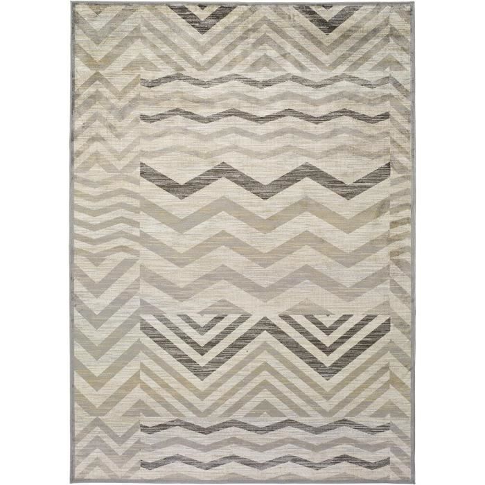 Tapis Salon Motif Montagne Abstrait – 60x90 Cm, Poils Ras En Polyester, Antidérapant, Facile à Nettoyer, Couleur Orange Vif