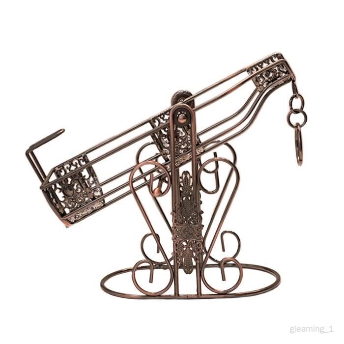 Lot De 4 Porte-bouteilles En Métal - Casier à Vin Décoratif étroit Pour Cave, Bar Ou Restaurant - 7