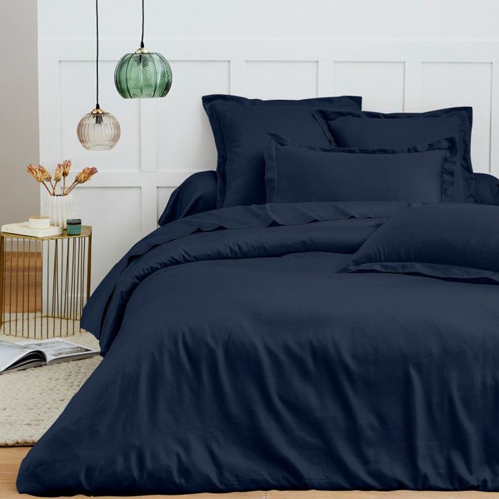 Housse de couette 260 x 240 cm Prémium pour lit 2 places King Size - Prémium Bleu Nuit Housse de couette 260 x 240 cm Prémium pour lit 2 places King Size - Prémium Bleu Nuit