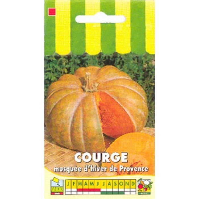 Graines De Courge Musquée Sucrine Du Berry - Les Graines Bocquet - Sachet Pour Potager - 8