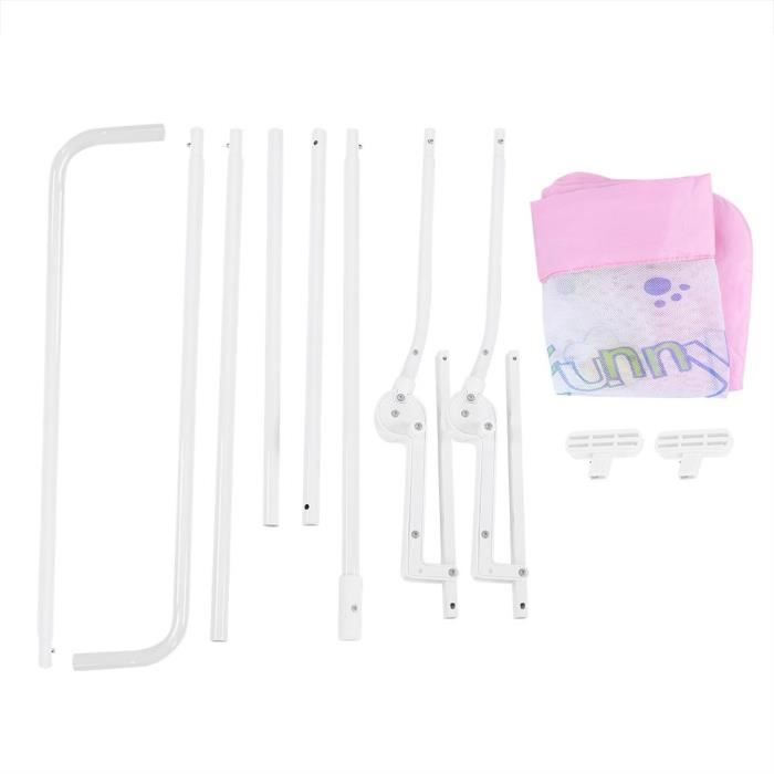 Garde Corps De Securite D Enfant En Bas Age De Garde De 150cm Rose De Rail De Lit Bedrail Se Pliant De Protection Cdiscount Pret A Porter