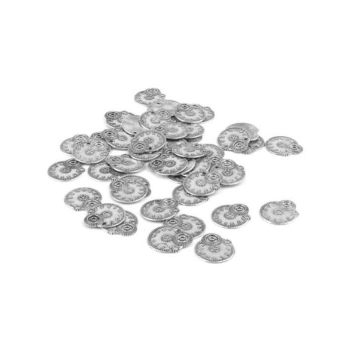 50/ x Steampunk Engrenages gothique Charms en m/étal/ / Choix des couleurs bronze