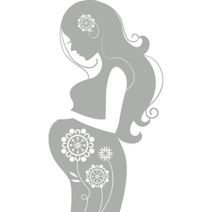 Stickers Femme Enceinte Ref T Mk118 Argent 92x169 Cm 3 Parties Achat Vente Stickers Soldes Sur Cdiscount Des Le 20 Janvier Cdiscount