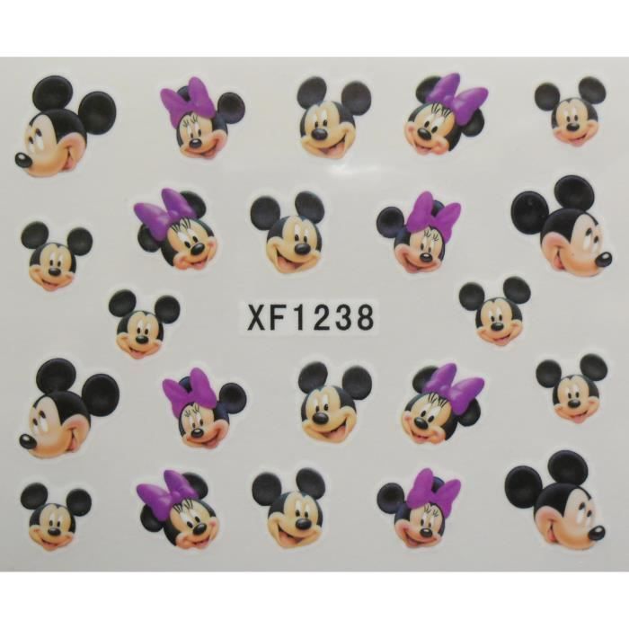 Stickers Décalcomanies Nail Art - Motifs Feuilles Bleues - Accessoire Ongles - Neuf
