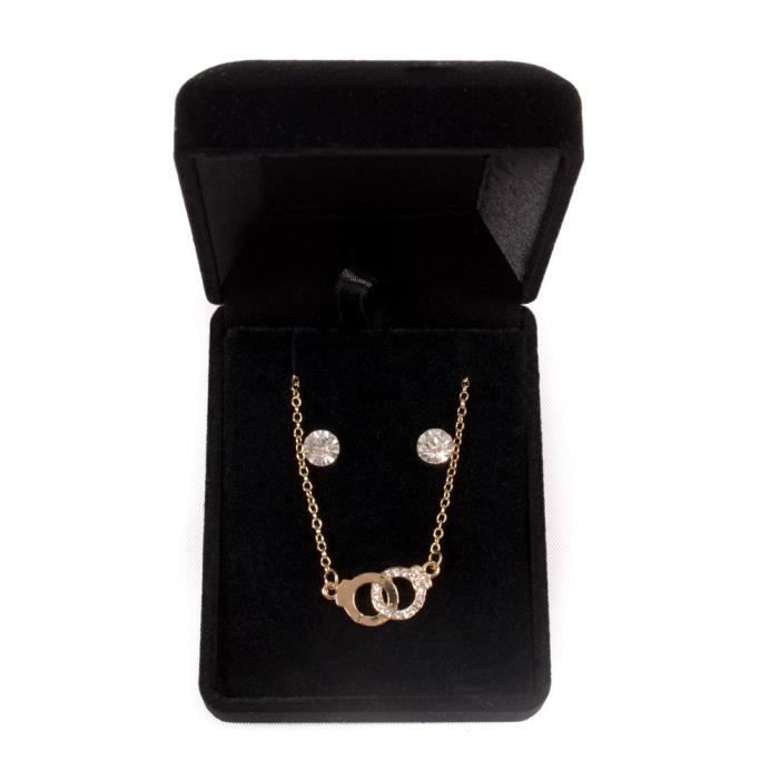 Parure De Bijoux Fantaisie - Collier, Pendentif Et Boucles D'oreilles Assortis, Occasion