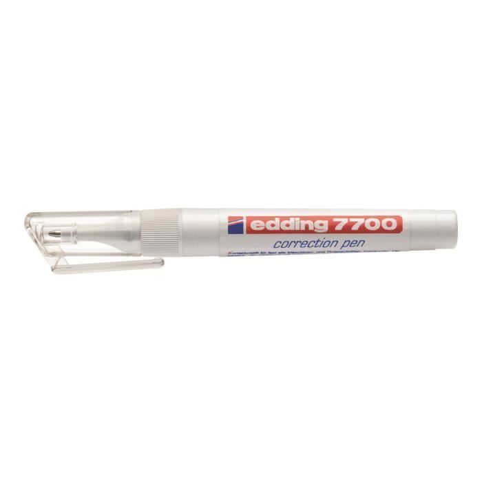 Edding 7700 Stylo Correcteur Blanc Cdiscount Beaux Arts Et Loisirs Creatifs