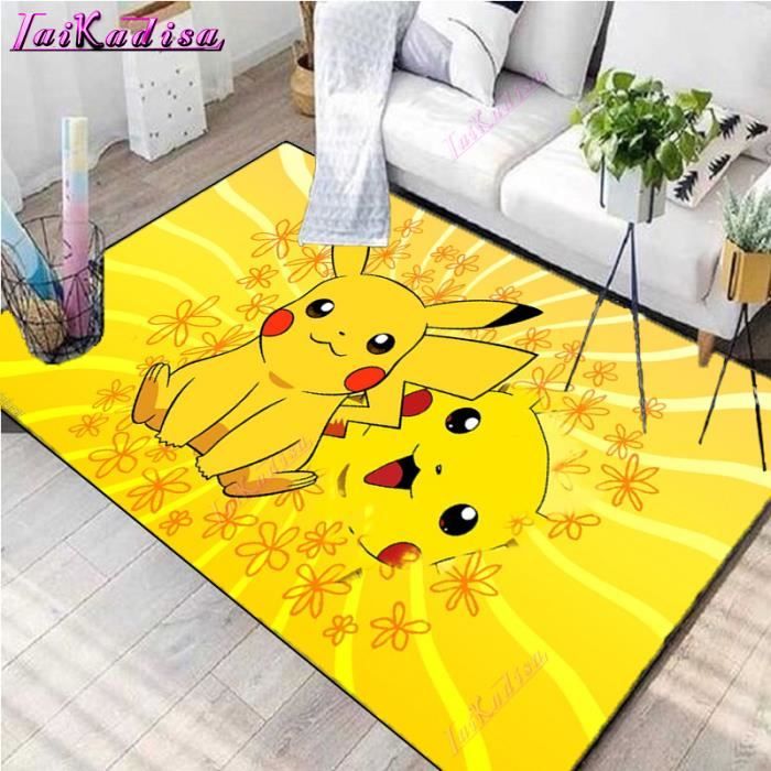 Tapis rond antidérapant tapis Pokemon tapis de jeu de dessin animé tapis  Pokemon tapis de sol tapis mignon tapis de sol chambre tapis extérieur –
