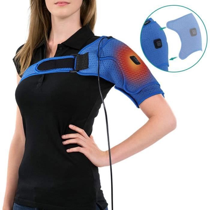 Support D'épaule Dorsal TMISHION - Noir - Adulte - Ajustable