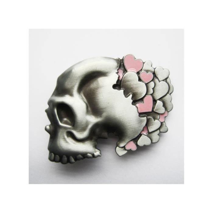 Boucle De Ceinture Crane Coeur Rose Tete De Mort Femme Cdiscount Pret A Porter Boucle De Ceinture Crane Coeur Rose Tete De Mort Femme Cdiscount Pret A Porter