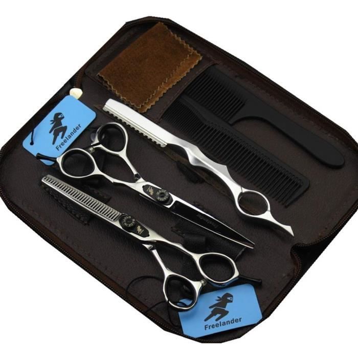 Jieesenyu Profi-Friseurschere 15,2 Cm – Aus Japanischem 440C Stahl, Blumengriff-Design, Scharf & Langlebig