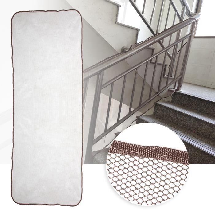 Hurrise Filet D Escalier 2 Metres De Filet De Securite Pour Balcon Enfant Enfants Escaliers Pour Animaux De Compagnie Garde Corps Cdiscount Bricolage