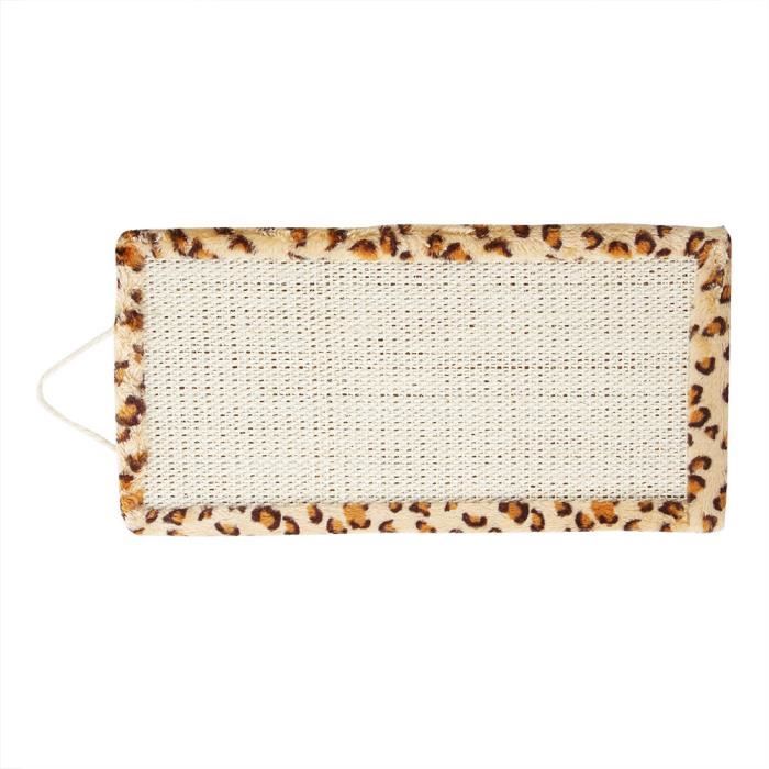 Planche à Gratter Pour Chat En Sisal Et Carton - Griffoir Rectangulaire Avec Coussin