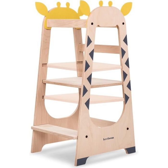 Beeloom - giraffe tower - tour d'apprentissage Montessori, réglable en  hauteur, enfants +12m