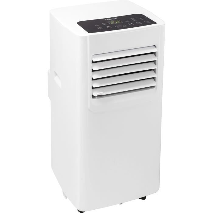 bestron climatiseur portable 7000btu h 780w en blanc telecommande cdiscount bricolage