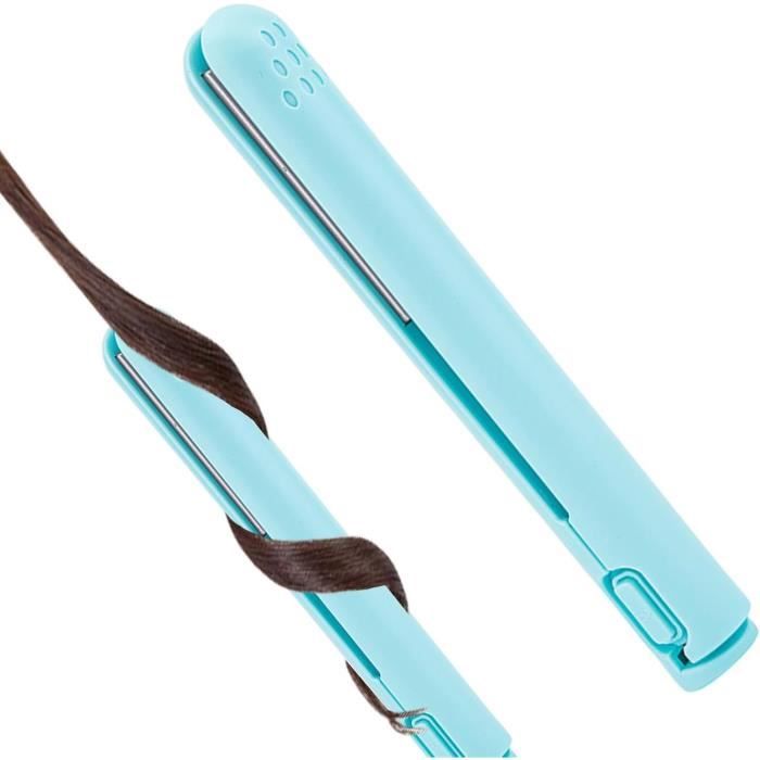 Mini Fer à Friser Sans Marque, Couleur Rose, Puissance 25W - Neuf Sous Blister, Parfait Pour Cheveux Courts