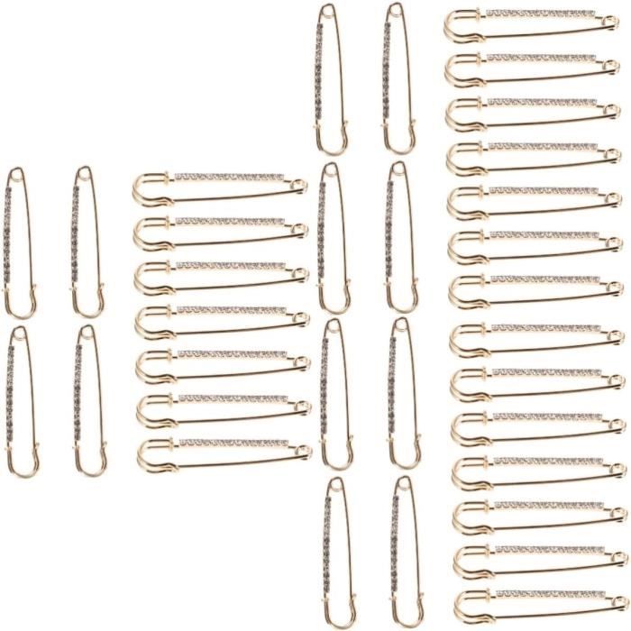 36 Pièces Épingle À Nourrice Broche De Sécurité En Métal Épingle À ...