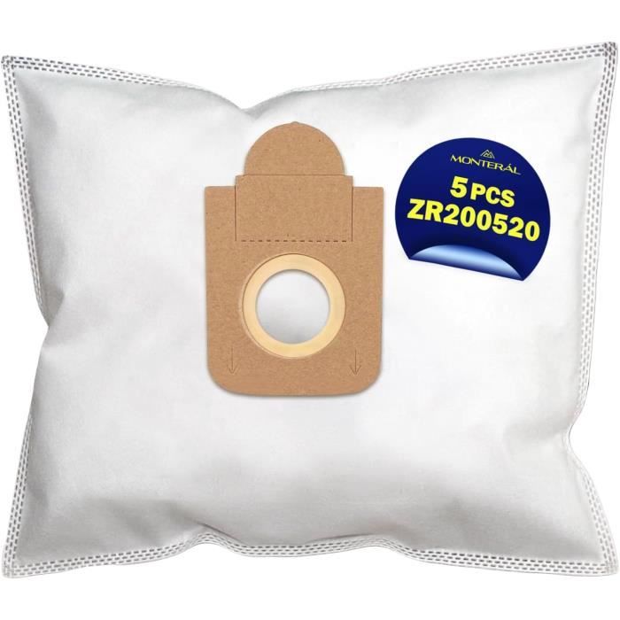 Tefal ZR200520 High Filtration Vacuum Bag - Lightweight, Compact Replacement Bag For Tefal Vacuums
