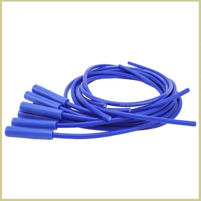 Jeu De 5 Fils De Bougie D'allumage 8mm Pour MGB 1800 - Silicone Rouge, Distributeur 90°, Haute Performance