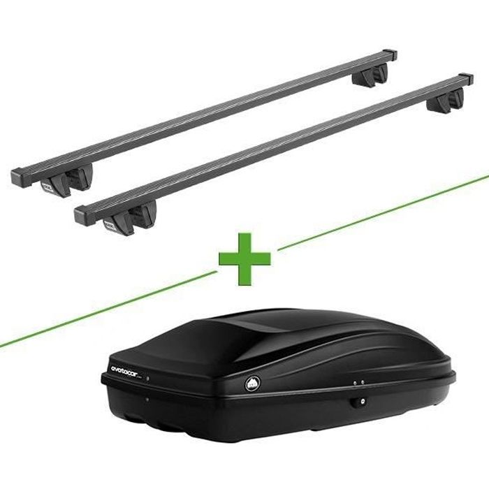 pack barres et coffre de toit cruz oplus wabb s pour citroen c5 cross tourer 5 portes 3664634347909 cdiscount auto