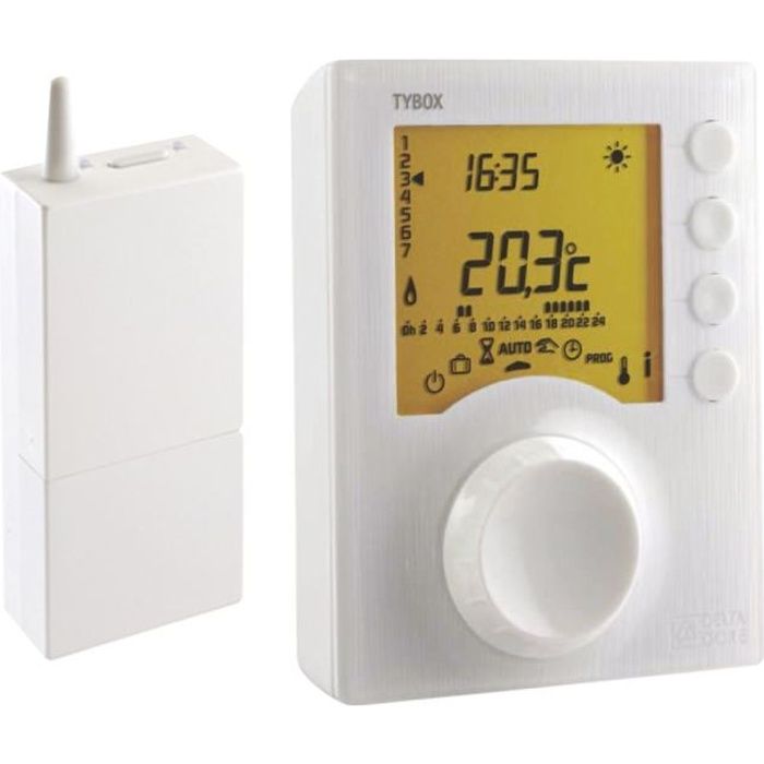 Thermostat DELTA DORE - Thermostat TYBOX 1137 radio - Cdiscount Bricolage