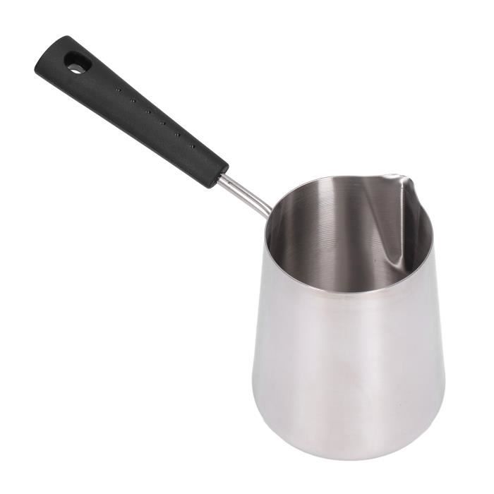 Cafetière à expresso en acier inoxydable avec dessus en verre et