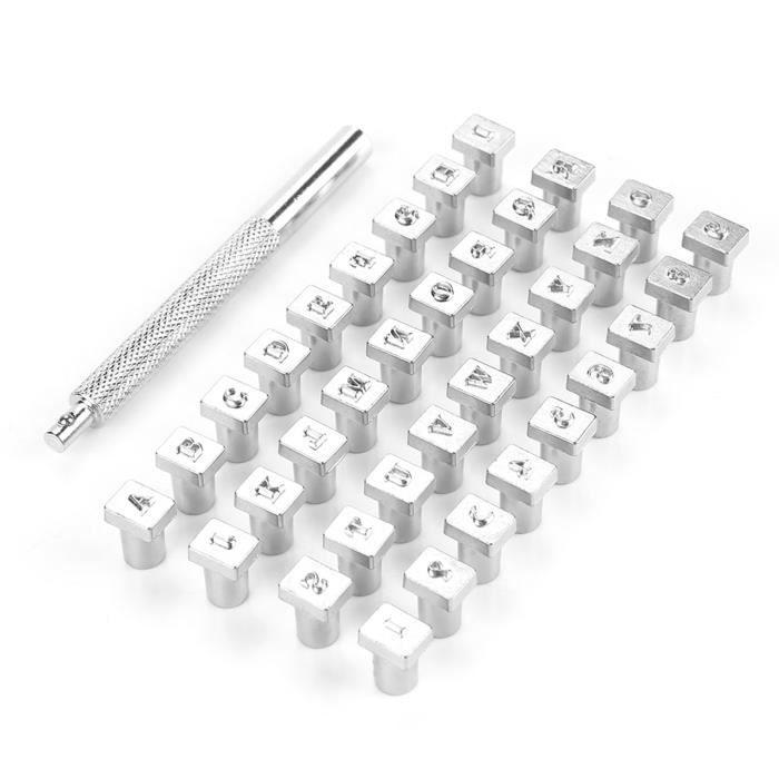 Outils de poinçonnage en métal - Tampon en acier - Support de
