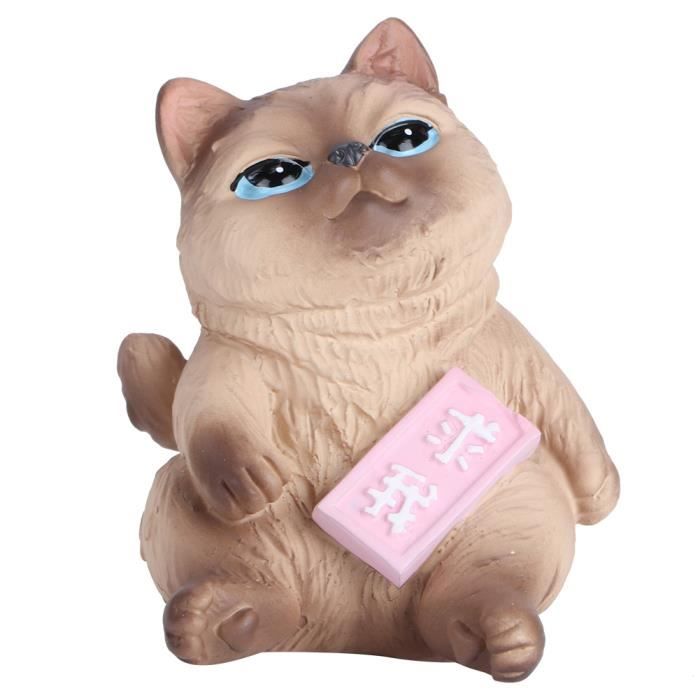 Mini Modele De Chat De Dessin Anime De Simulation Figures D Animaux Decor De Gateau Pour Ornement De Voiture Maison Yidd Cdiscount Maison
