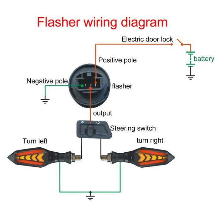 Relais Clignotant LED 12.8V 1-20A Pour Moto – Fréquence 80±10 C/min – Remplacement Universel Kymco & Autres Modèles