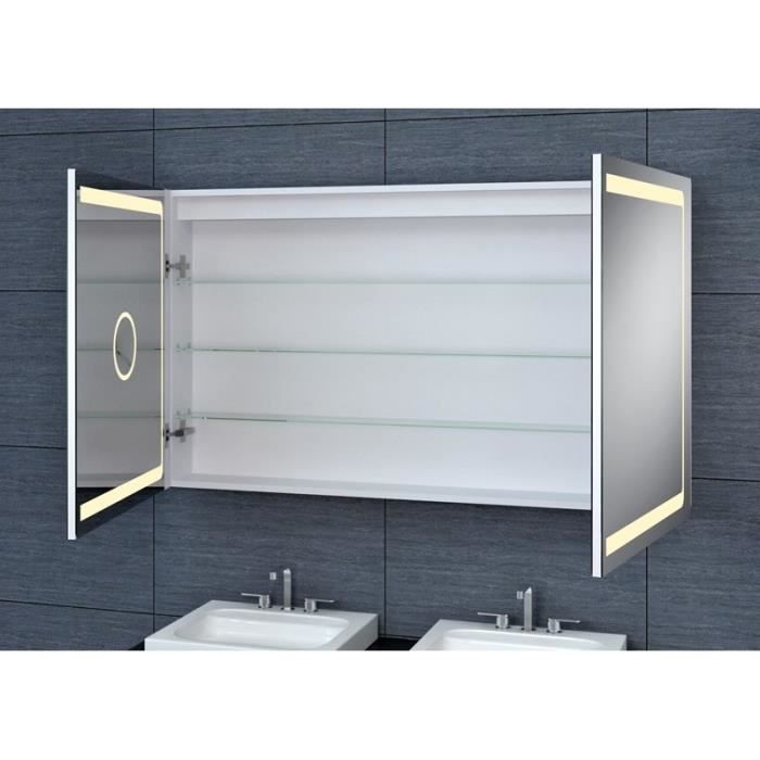 Pradel Armoire De Toilette Aluminium Modele Ja 120 70 Cm X