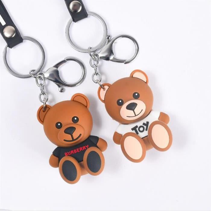 2pcs Porte-clés de porte-clés Ours en peluche porte-clés pour - Cdiscount  Bagagerie - Maroquinerie