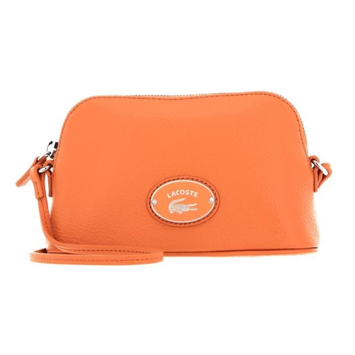 バッグ Lacoste Orange Croc Flat Crossover Bag Lacoste Orange Zip Crossover Messenger Bag Lacoste