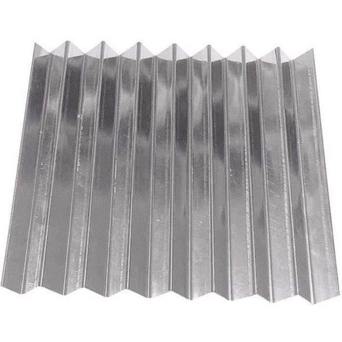 LARES Plaque dents de loup - 30 x 32 cm - Fond blanc