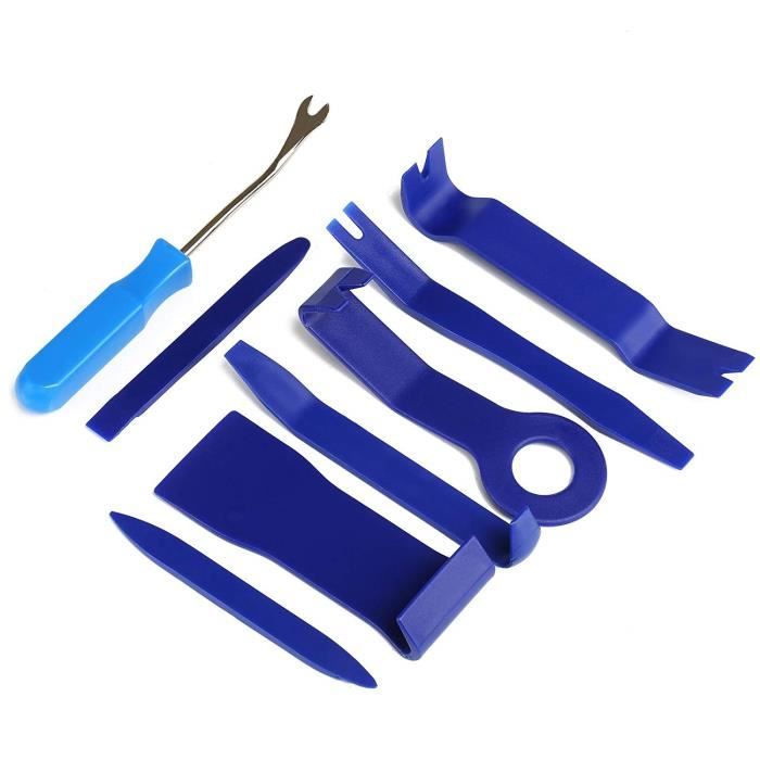 Outils 4pcs demonte garniture tableau de bord portiere autoradio pour voiture