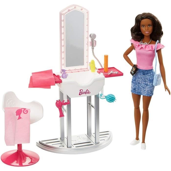Centre De Beauté Barbie Vintage Années 80 - Numéro 5847 - Incomplet - Occasion