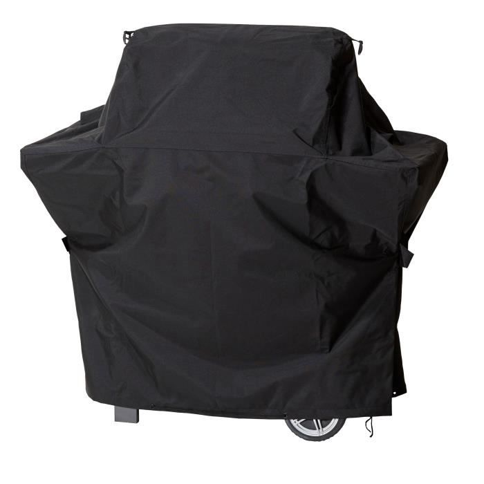 Housse De Protection Gril Bouilloire 55x64 Cm - Oxford 600D Imperméable Noir - Pour Diamètre 47-52 Cm