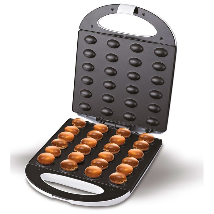 MESKO Gaufrier &agrave; Noix -  - MS3081 - 1600W - Plaques Antiadh&eacute;sives - 24 Moiti&eacute;s de P&acirc;te
