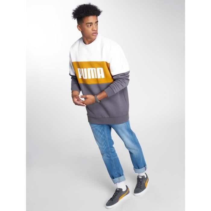 pull puma homme orange