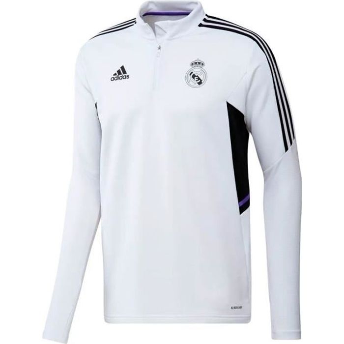 Real Madrid Veste de survêtement Blanche Homme Adidas 2022/23