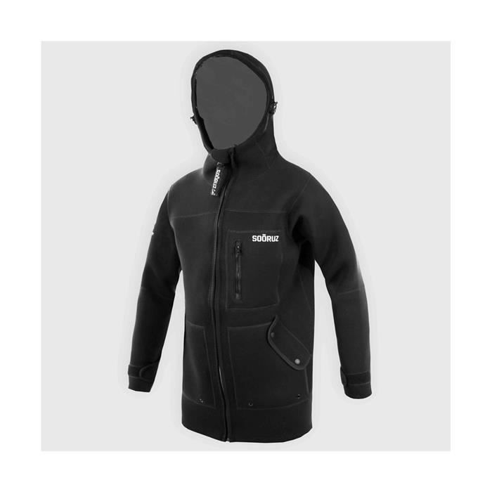 sweat neoprène sooruz neo jacket hood 2/2 strap bioprene black m noir