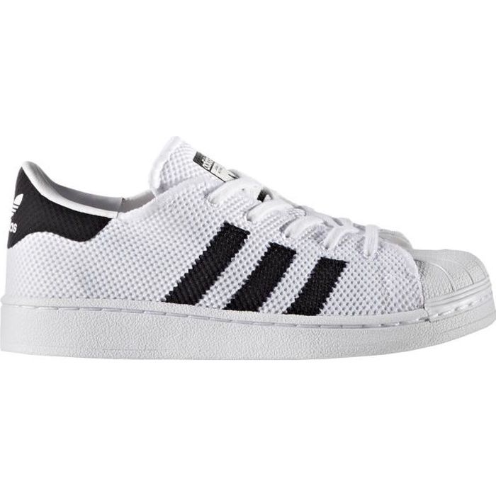 Baskets pour enfant adidas Originals Superstar - Blanc - Tige en textile - Lacets