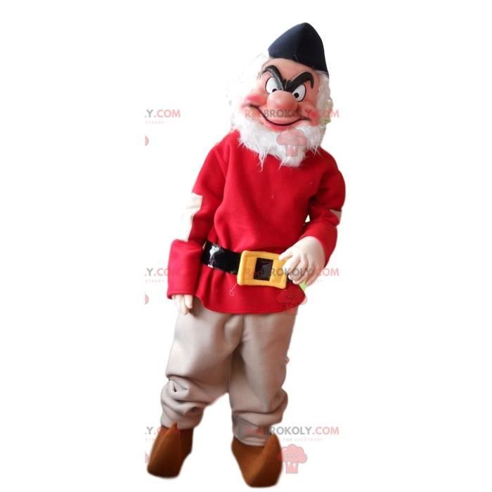 Mascotte du Nain Grincheux de Blanche Neige et les Sept Nains