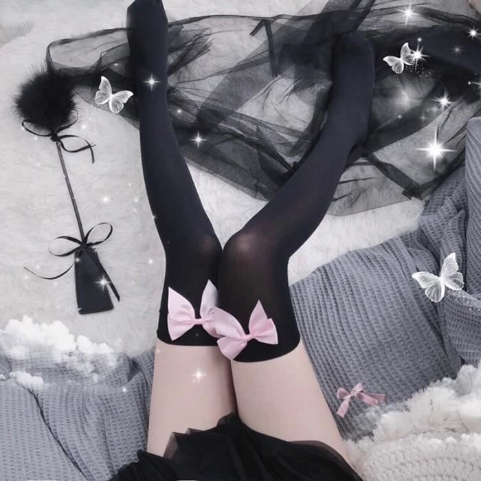 Bas Au-dessus Du Genou Rayés Pour Femme - Tissu Polyester Extensible, Parfait Cosplay Et Tenue Décontractée