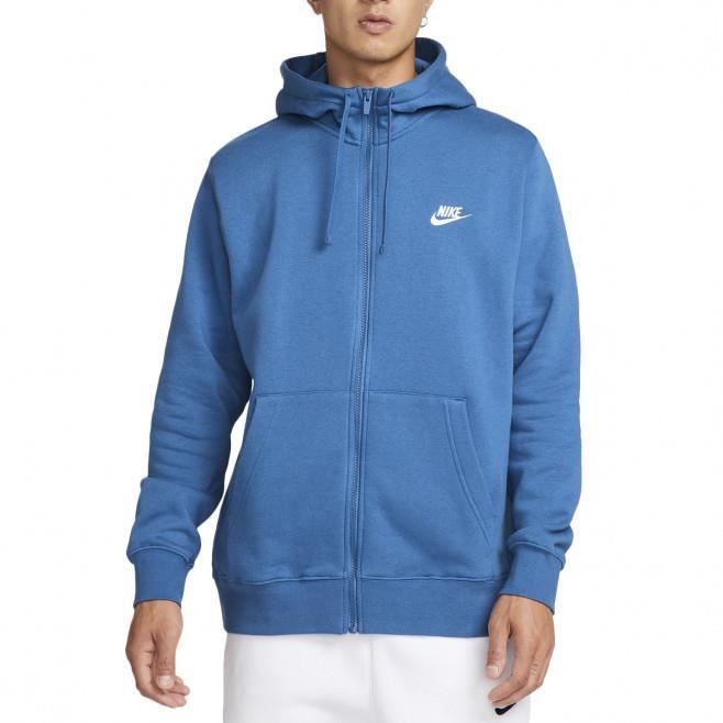 Sweat à capuche Nike Homme CLUB PO BB Bleu turquoise