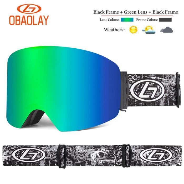 Masque - lunettes ski,lunettes de Ski pour enfants,Double couche,Anti