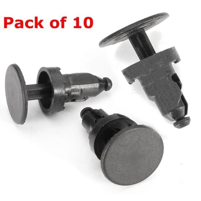 10pcs Honda CR-V noir garniture en plastique clips de fixation fasteners