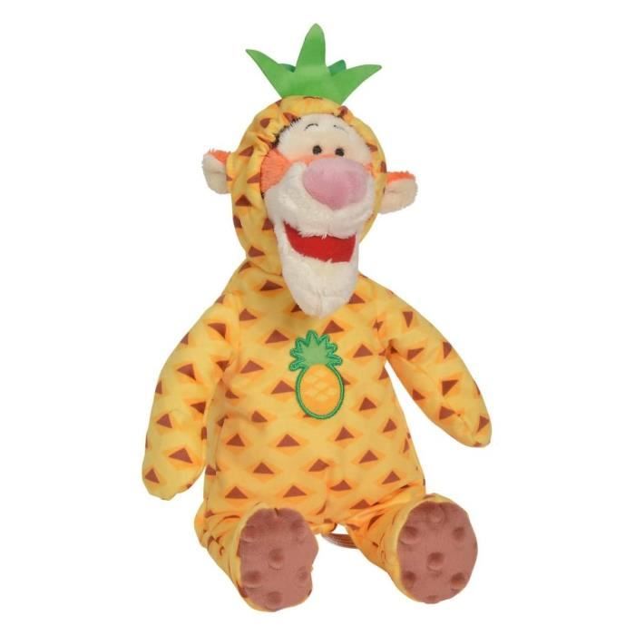 Peluche Tigrou En Grenouillere Ananas 32 Cm Pyjama Doudou Disney Peluche Enfant Cdiscount Jeux Jouets