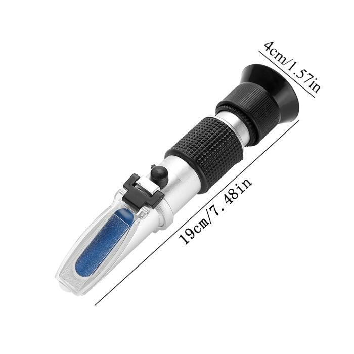 Réfractomètre Salinité Portable – Pour Aquarium, Eau De Mer, Pisciculture, Mesure Précise 0-100%