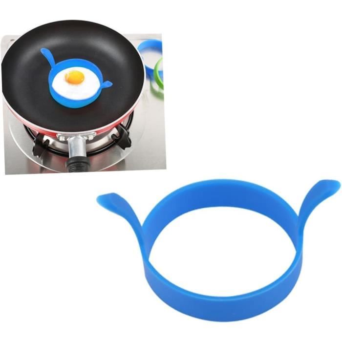 Anneaux à œufs Antiadhésifs - Lot De 4 - Inox Alimentaire Pour œufs Parfaits, Crêpes & Burgers - Facile à Nettoyer - 2