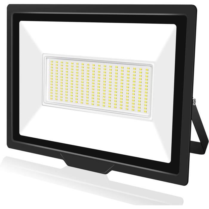 Projecteur LED Extérieur 100W Arum - Ultra Puissant 9000 Lumens, Blanc Naturel 4000K, IP66 Étanche Pour Jardin, Terrasse, Parking Et Cours