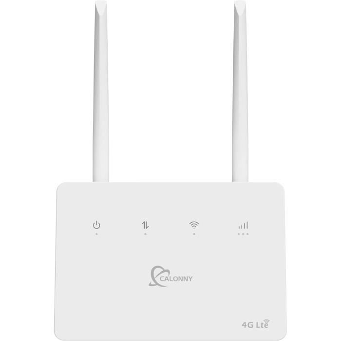 Routeur Wifi 4G Lte Avec Modem Sim Cat4 300 Mbps, Port LanWan, Sans